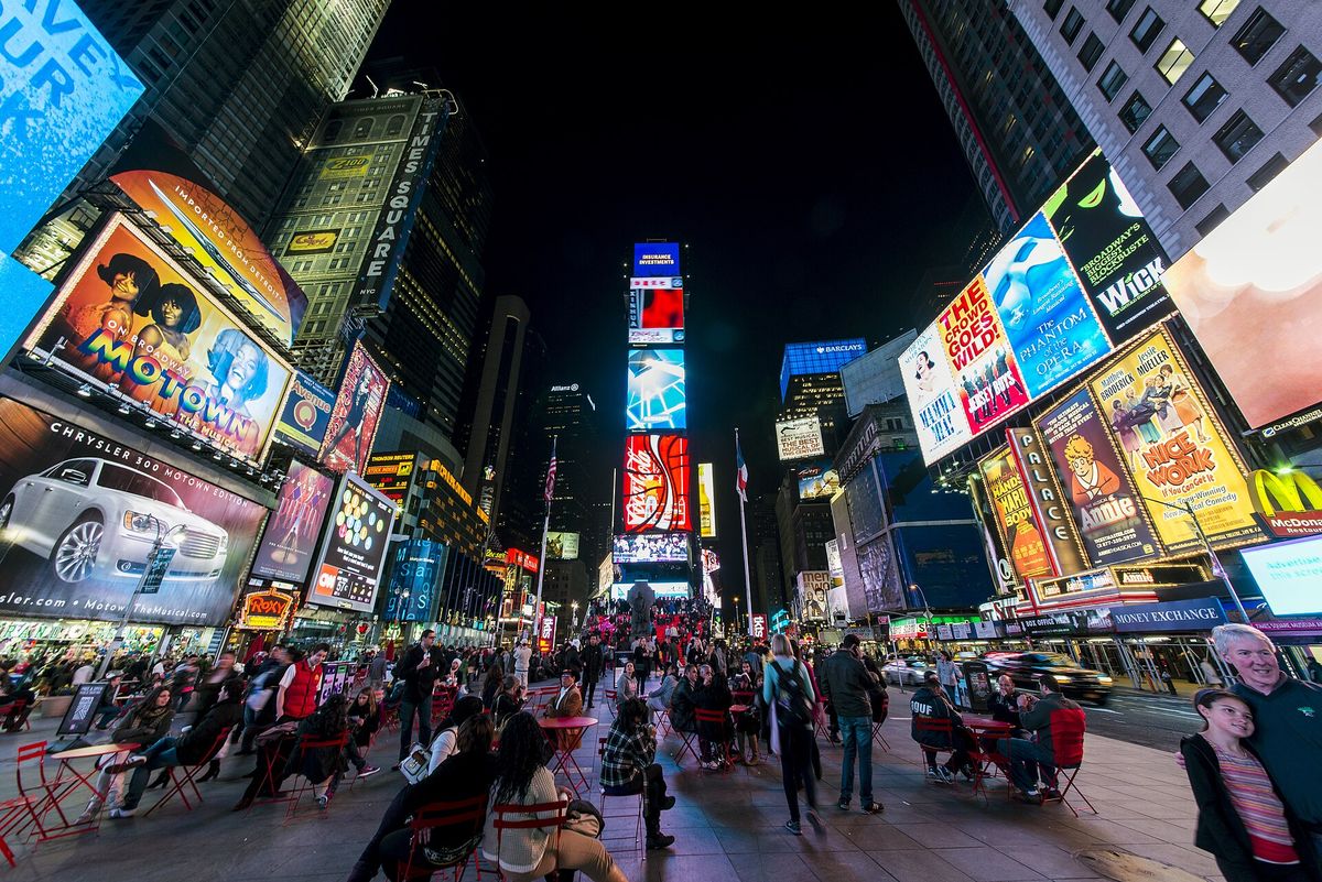 times square night 2013 new york city manhattan