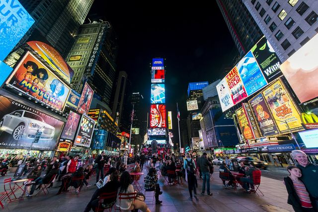 times square night 2013 new york city manhattan